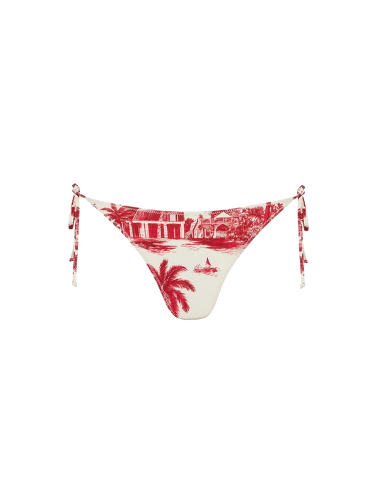 Virgo classic swim briefs with toile de jouy print  | AI CO-CREATED DESIGN BY RICKDICK - POWERED BY RED-EYE