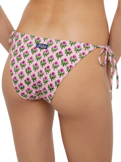 Virgo classic swim briefs with floral print