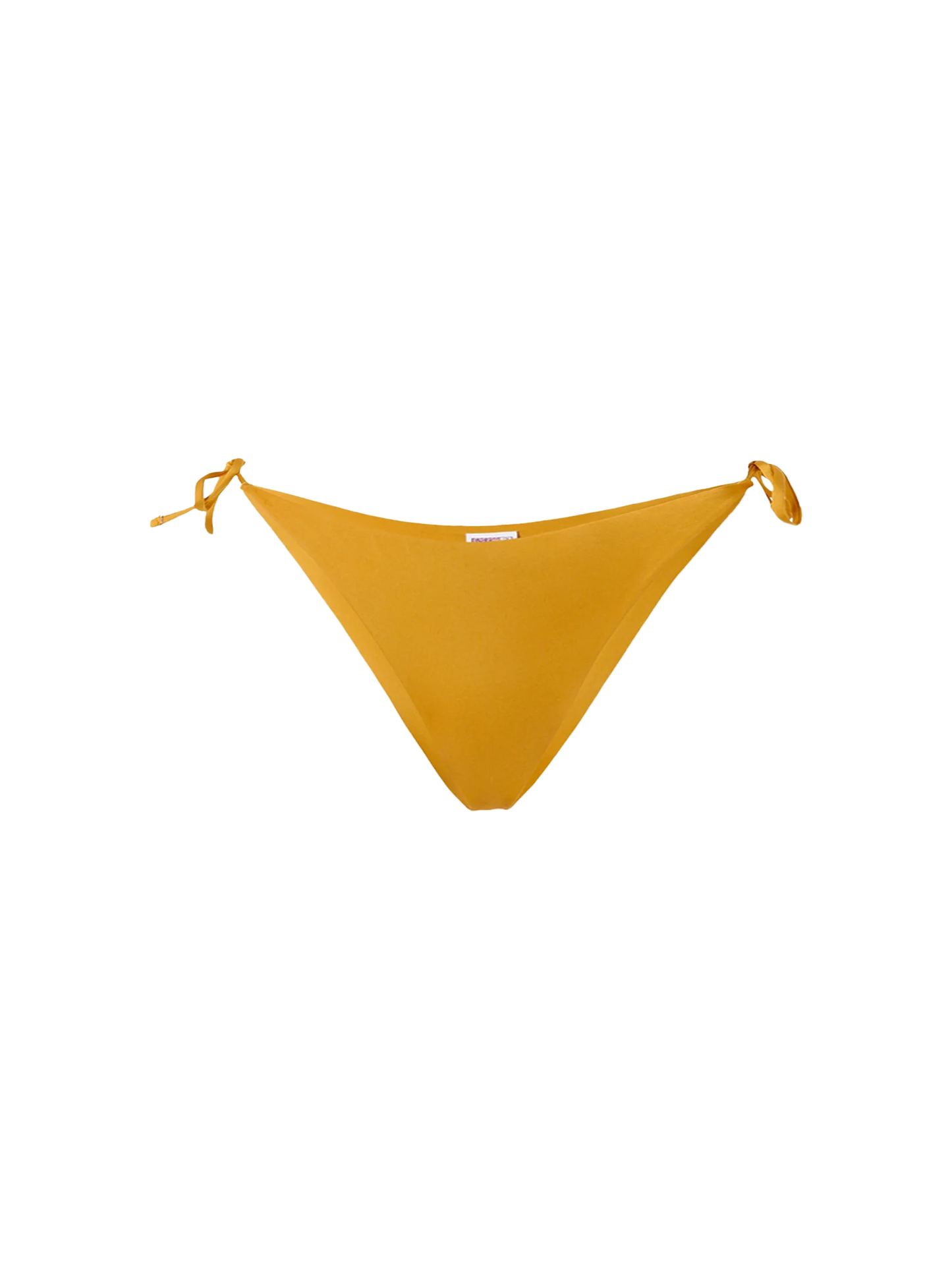 Woman ochre yellow classic swim briefs Virgo