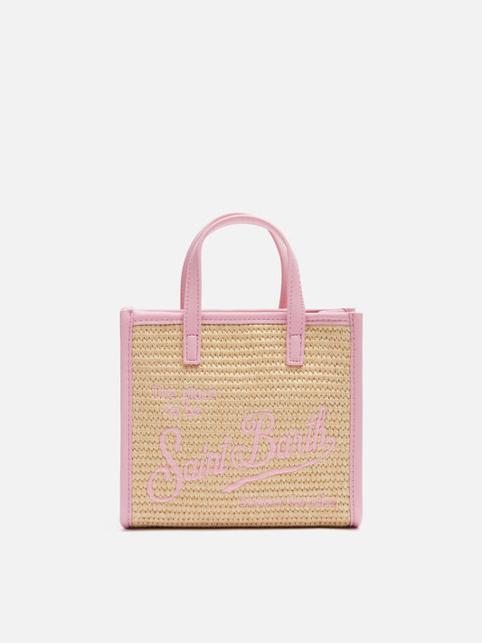 Beige Vivian Mini Straw handbag - MC2 Saint Barth