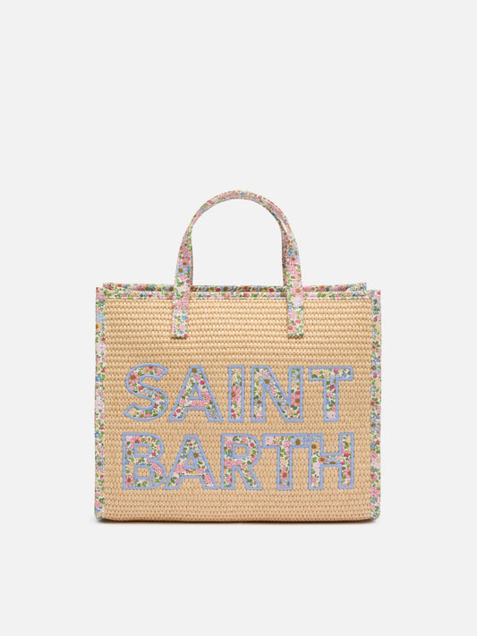 Beige Vivian Midi Straw handbag - MC2 Saint Barth