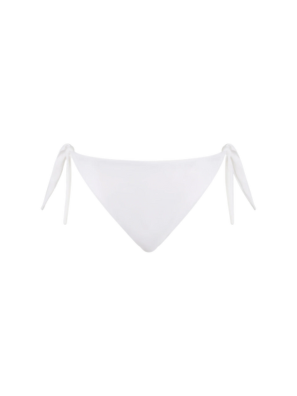 Woman white classic swim briefs Yali