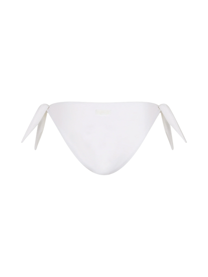 Woman white classic swim briefs Yali