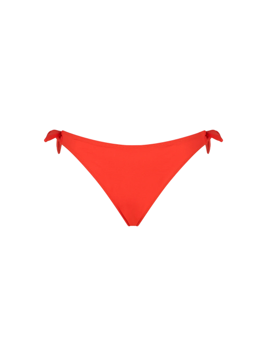 Woman orange classic swim briefs Yali
