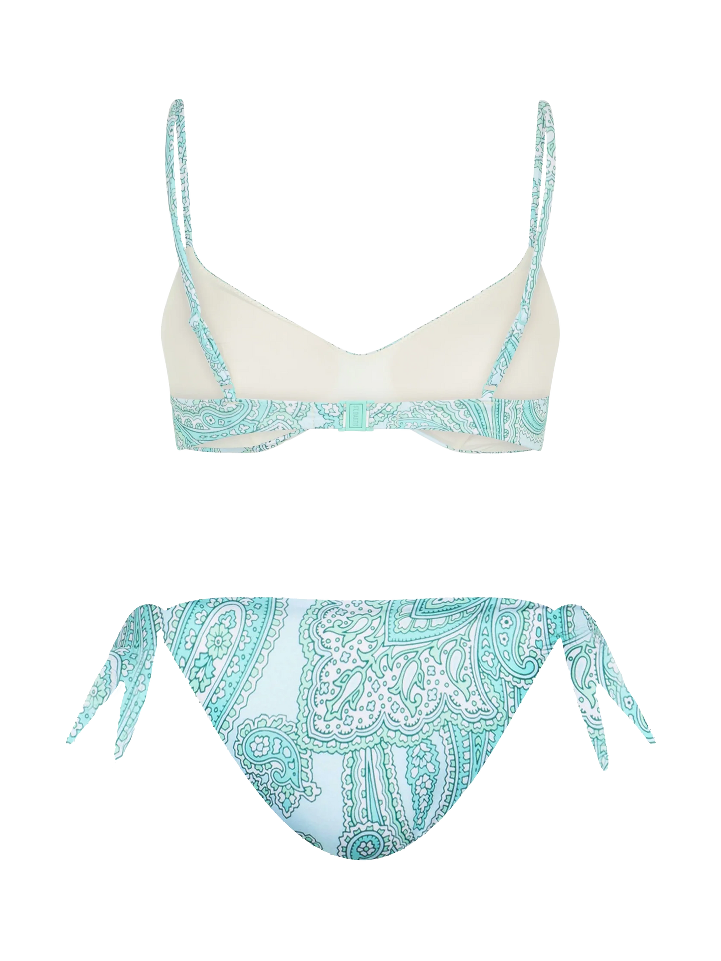 Woman paisley scoop bralette bikini May Yali