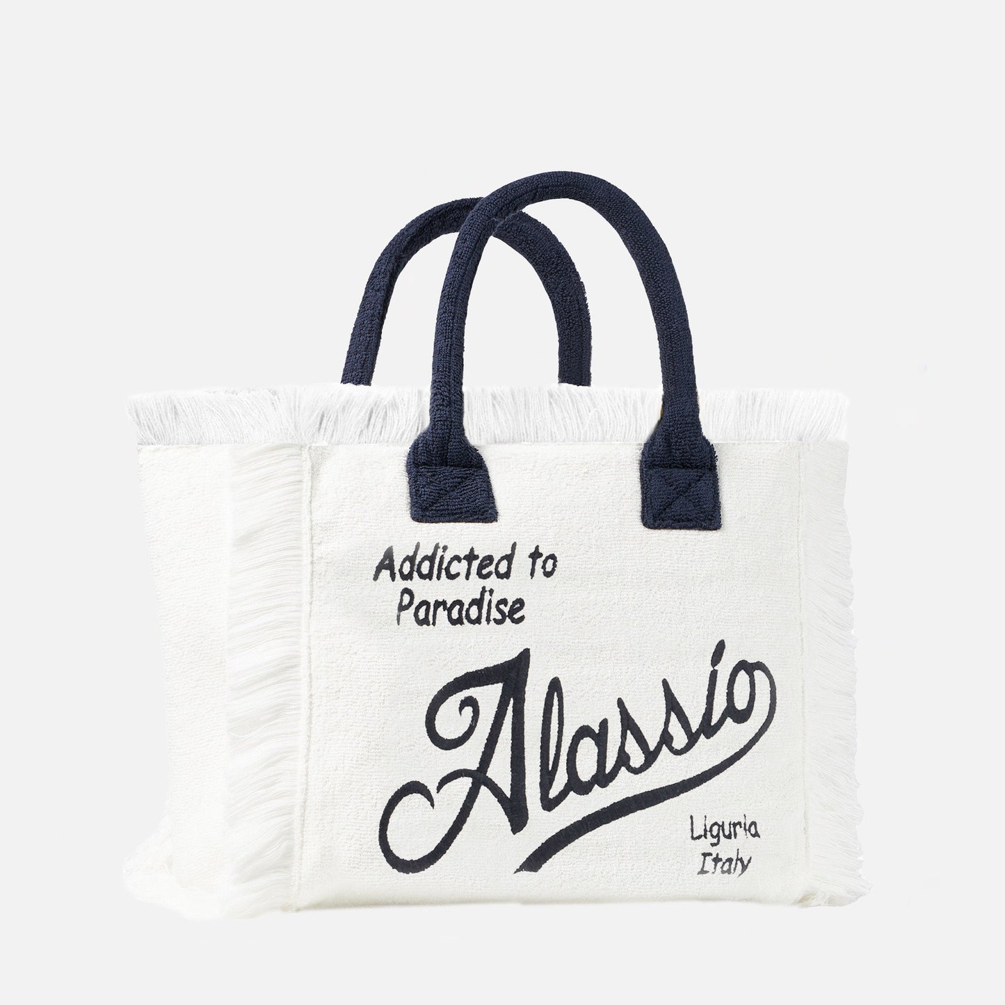 Vanity terry shoulder bag with Alassio embroidery - MC2 Saint Barth