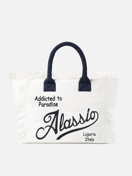Vanity terry shoulder bag with Alassio embroidery - MC2 Saint Barth