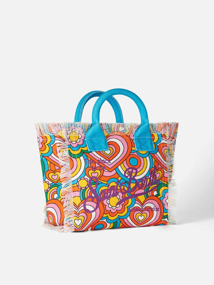 Colette multicolor cotton canvas handbag - MC2 Saint Barth