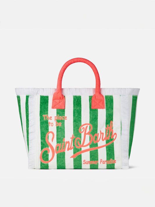 Vanity terry shoulder bag with Saint Barth - MC2 Saint Barth