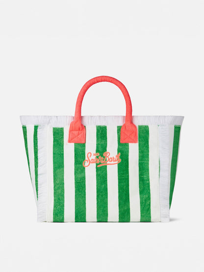 Vanity terry shoulder bag with Saint Barth - MC2 Saint Barth