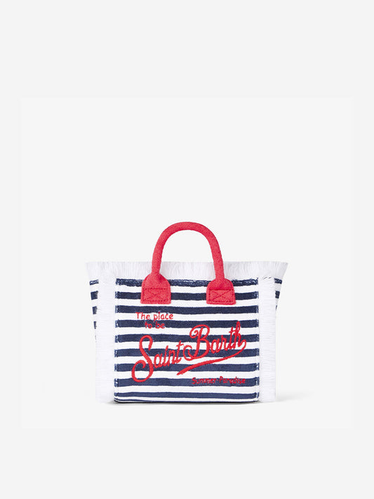 Mini Vanity terry striped handbag - MC2 Saint Barth