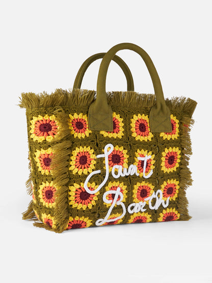 Vanity crochet flower shoulder bag - MC2 Saint Barth