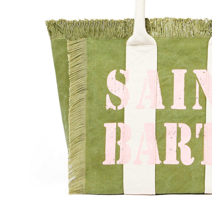 Vanity canvas shoulder bag with logo print - MC2 Saint Barth